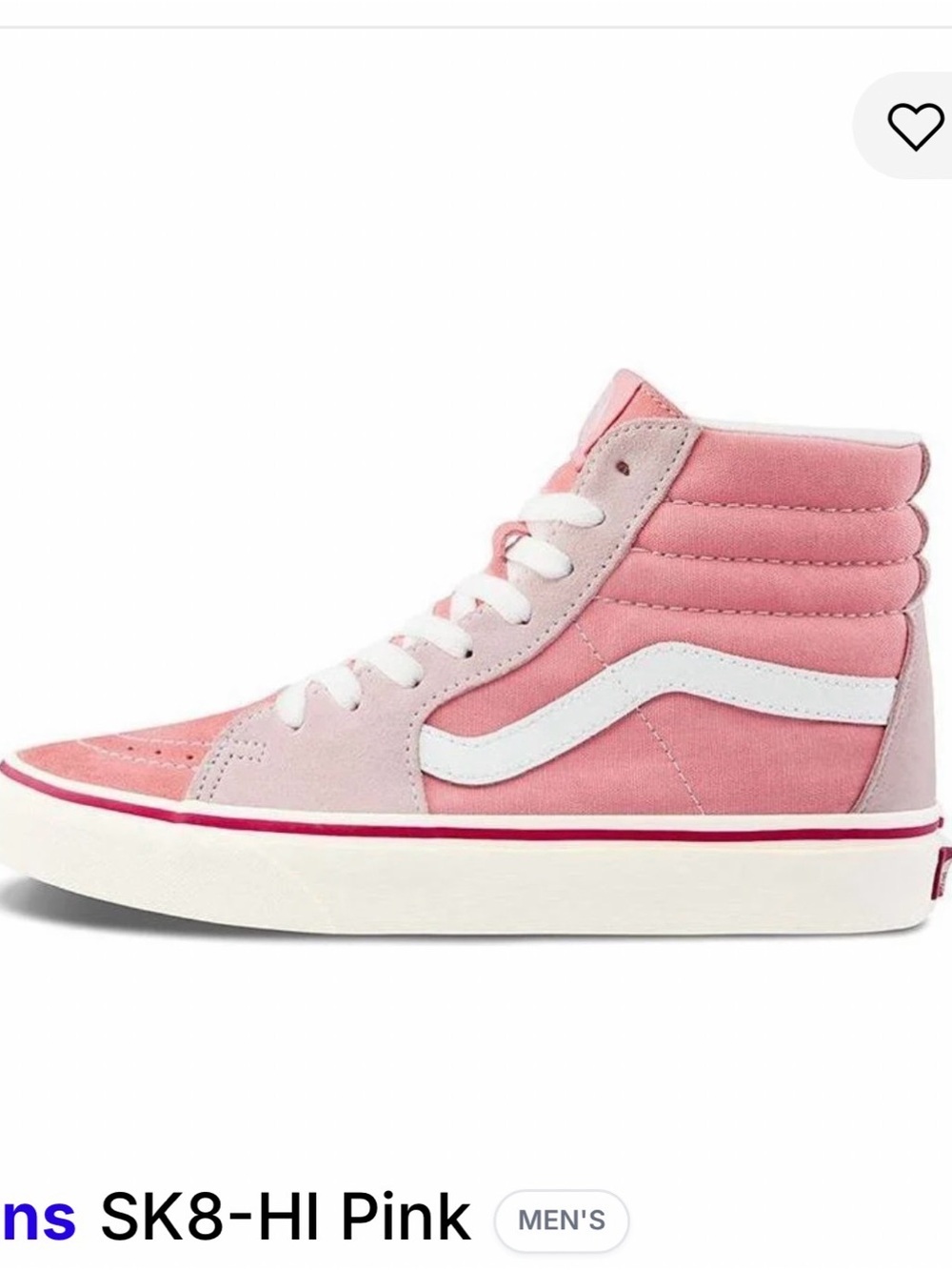 Vans - women/men  High-Top Skate Sneakers with White Stripe in Great condition